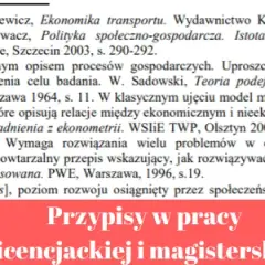 Jak zrobić przypis ustawy w pracy licencjackiej - uniknij błędów w cytatach